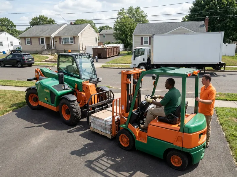Forklift and Material Handler Rental in Bridgeport, CT